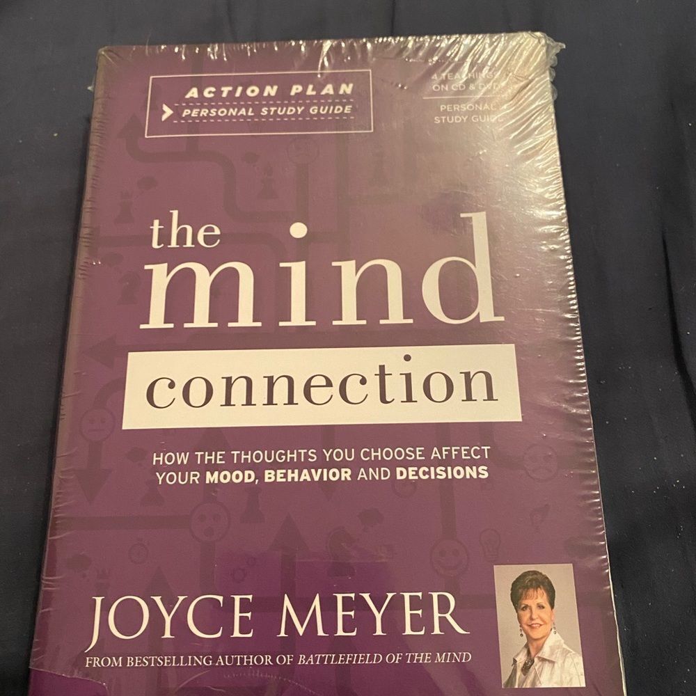 THE MIND CONNECTION MOOD BEHAVIOR DECISION BY JOYCE MEYER 4 CD DVD GUILD SET